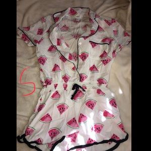 Cute pajama romper/swimsuit cover up